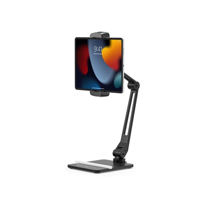 Twelve South HoverBar Duo Snap iPadille, tabletin pöytäjalusta, musta