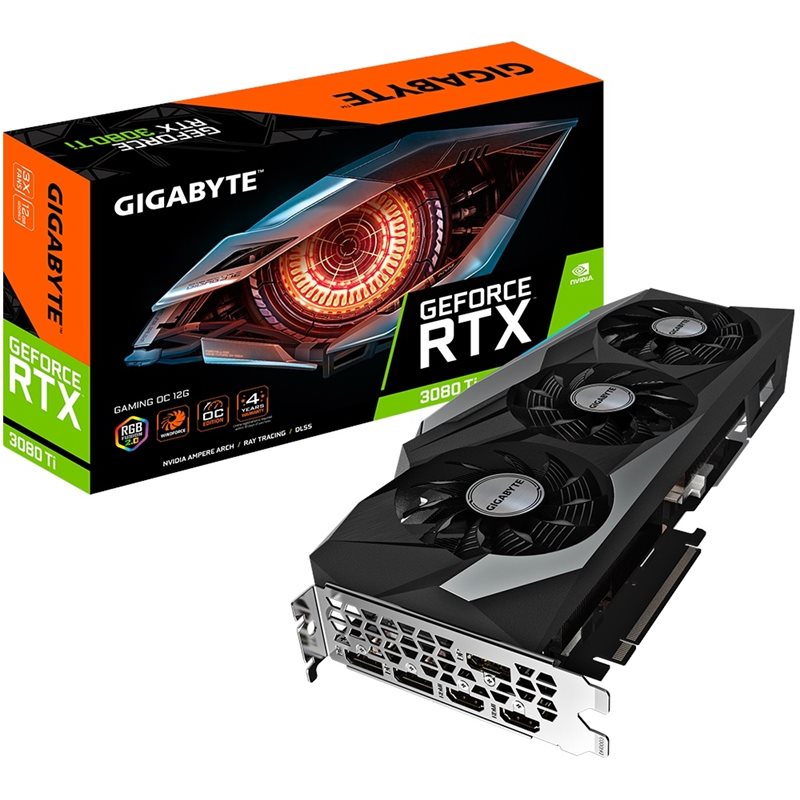 Gigabyte (Outlet) GeForce RTX 3080 Ti Gaming OC -näytönohjain, 12GB GDDR6X