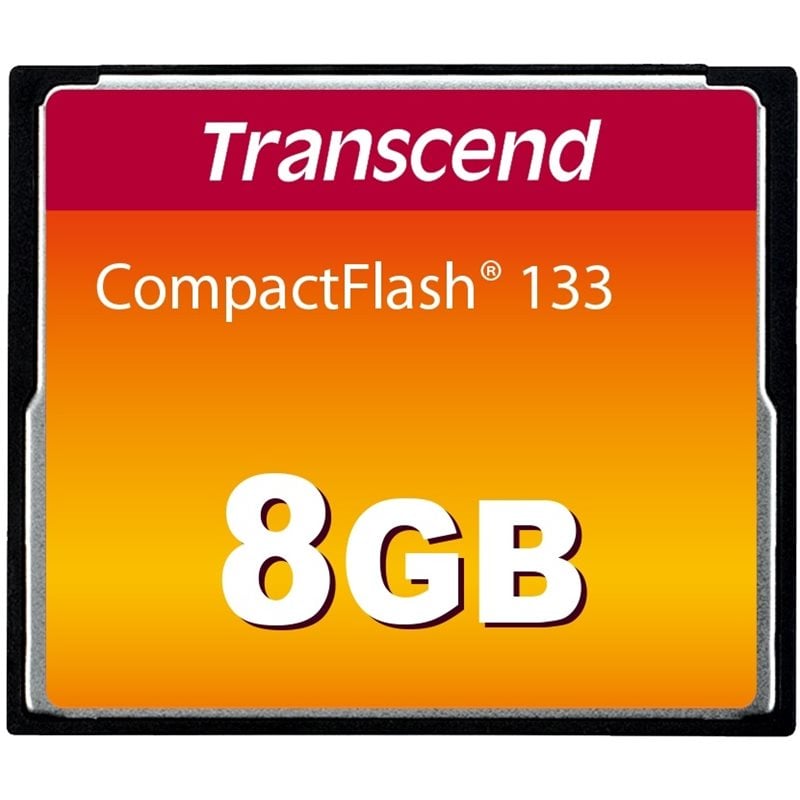 Transcend 8GB CF -muistikortti, 50/20 MB/s