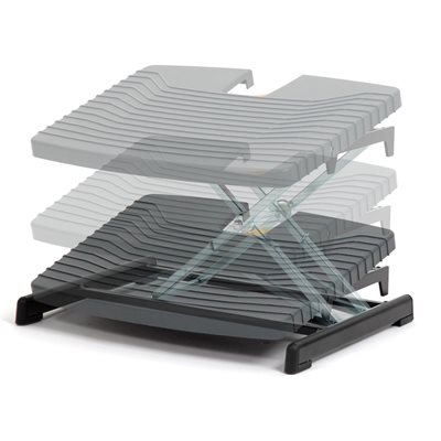 Bakker Elkhuizen Pro 959, ergonominen jalkatuki/rahi, musta