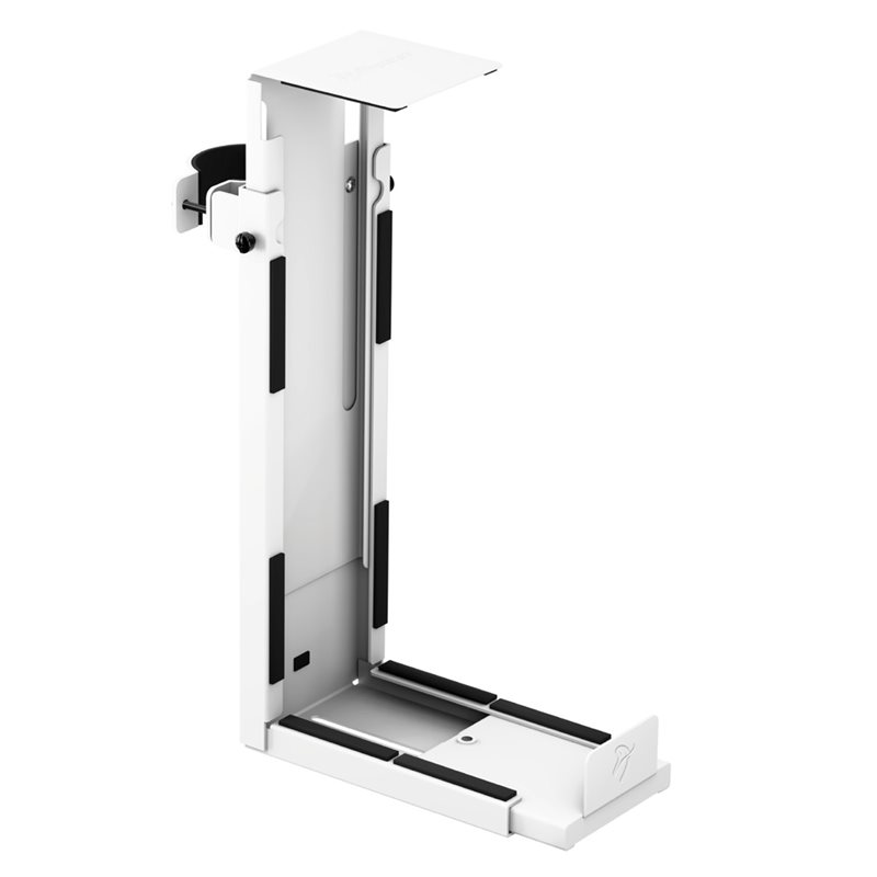 Arozzi PC Mount, tietokoneen keskusyksikön pöytäkiinnike, valkoinen