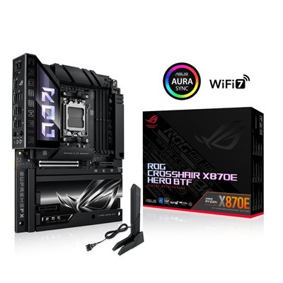 Asus ROG CROSSHAIR X870E HERO BTF, ATX-emolevy