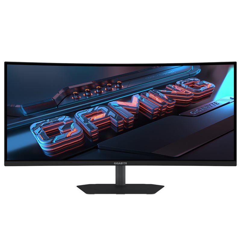 Gigabyte 34" G34WQC2, 200Hz kaareva WQHD-pelimonitori, musta