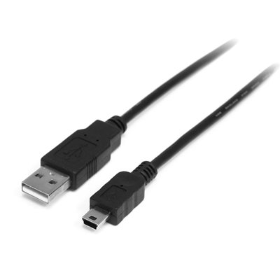 StarTech.com 2.0 USB-A - Mini-USB -kaapeli, 2m, musta