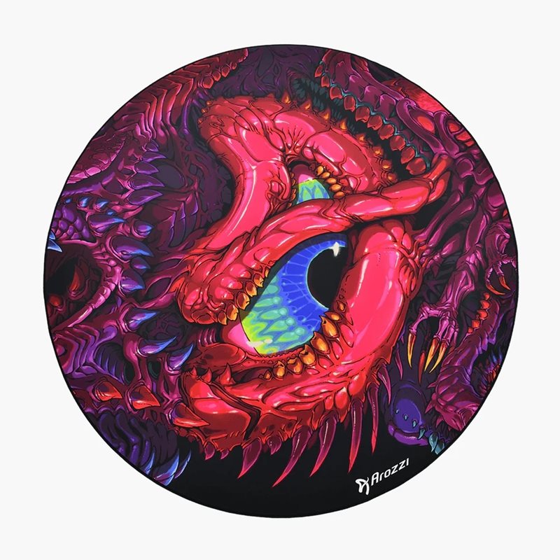 Arozzi ZONA Floor Pad, Crawling Chaos -tuolimatto, moniväri