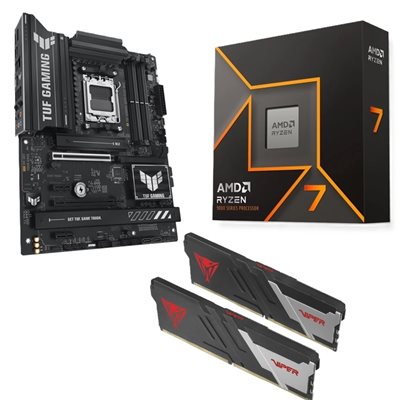Asus TUF GAMING B850-PLUS WIFI + 9700x + 32GB DDR5 6000MHz -tuotepaketti