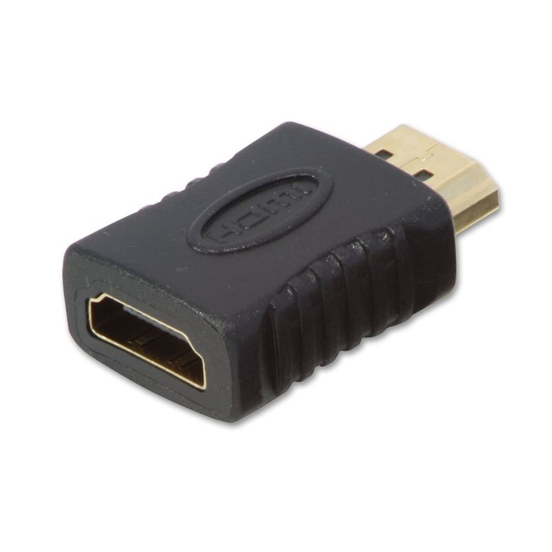 Lindy HDMI CEC Less -adapteri, naaras -> uros, musta