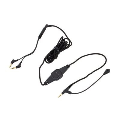 V-MODA BoomPro Microphone Cable -kuulokekaapeli mikrofonilla, musta