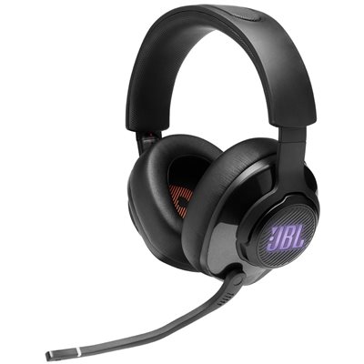 JBL Quantum 400 -pelikuulokkeet mikrofonilla, musta (Poistotuote! Norm. 81,90€)