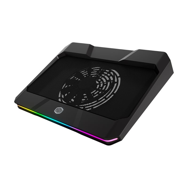 Cooler Master Notepal X150 Spectrum, kannettavan tietokoneen jäähdytysalusta, musta