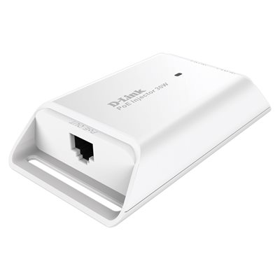 D-Link DPE-301GI, 1-porttinen Gigabit PoE+ Injector, valkoinen