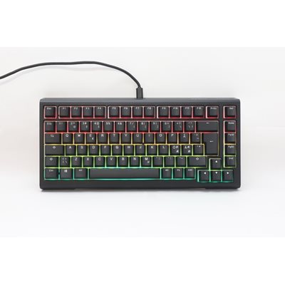 Ducky ProjectD Tinker 75 Pre-Built, mekaaninen näppäimistö, 75%, ISO, MX Cherry Red, musta