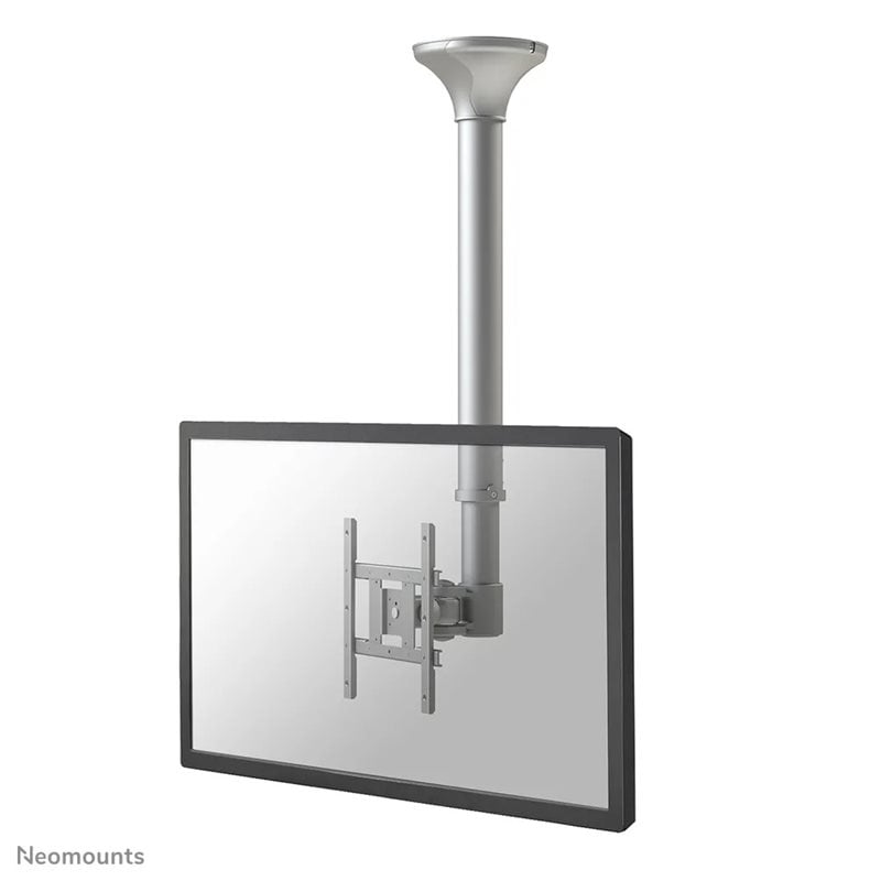 Neomounts by Newstar 10-40" Flat Screen Ceiling Mount, -kattoteline 64-104cm laskulla, hopea