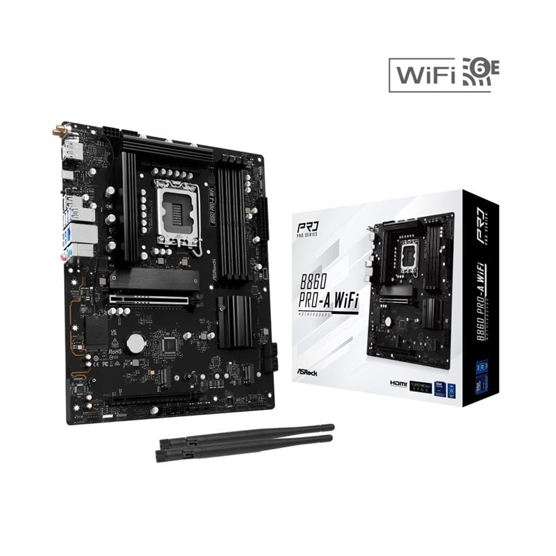 ASRock B860 Pro-A WiFi, ATX-emolevy