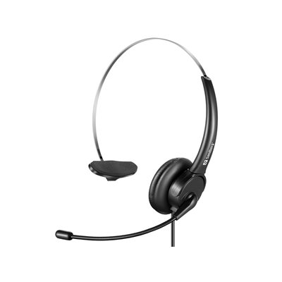 Sandberg USB-A Office Headset Mono, musta/kulta
