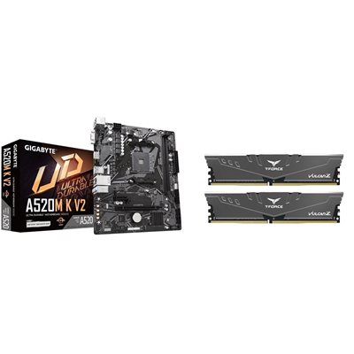 Gigabyte A520M K V2 + 16GB DDR4 3200MHz -tuotepaketti