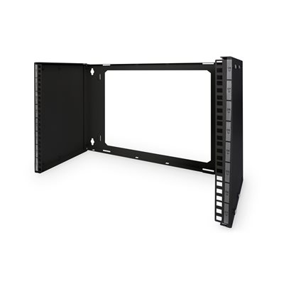 Digitus 19" seinäteline, 8U, maks. 15kg, musta