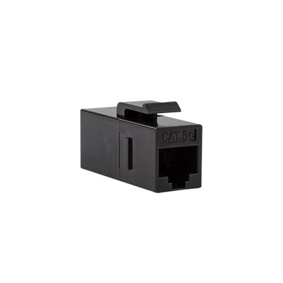 Logilink Suojaamaton UTP Cat5e Keystone Coupler -jatkoliitin, musta