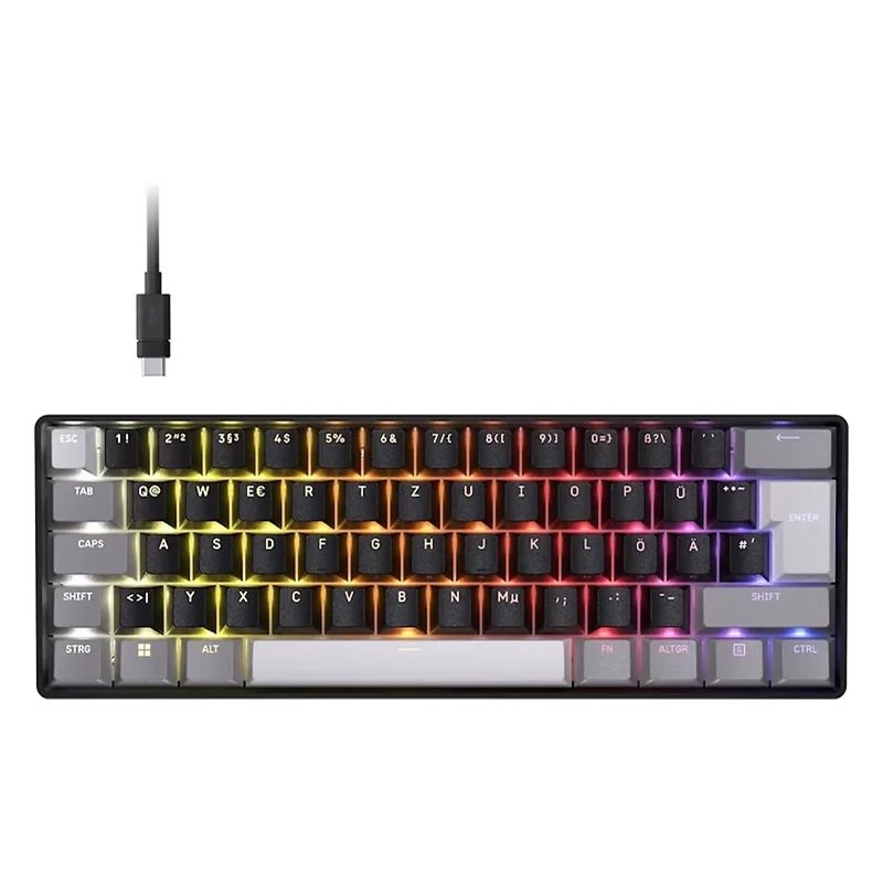 Corsair Clipper Pro Mini 60 Hall Effect pelinäppäimistö, musta