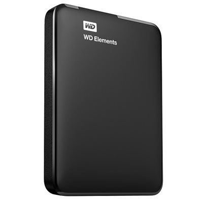 Western Digital 1.5TB Elements Portable, 2.5" ulkoinen kiintolevy, USB 3.0, musta