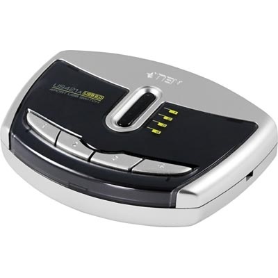 Aten USB 2.0-kytkin, 4 konetta jakaa yhden USB-laitteen