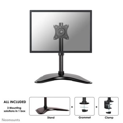 Neomounts 10-30" Select Monitor Desk Mount, näyttövarsi/jalusta pöydälle, musta