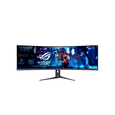 Asus 49" ROG Strix XG49WCR, kaareva 165Hz (OC) Double QHD -pelimonitori, musta
