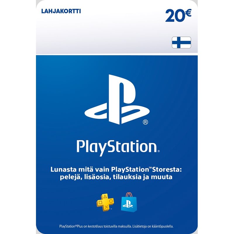 Sony PlayStation Network Card 20 EUR PSN-latauskortti