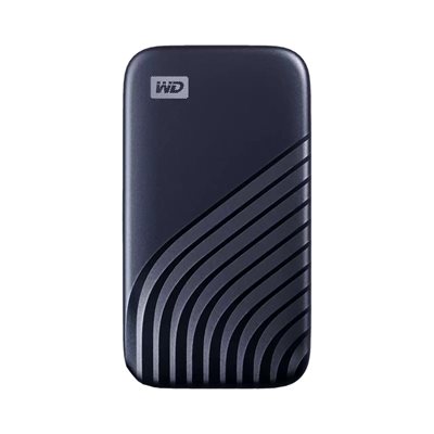 Western Digital 500GB My Passport SSD, ulkoinen SSD-levy, USB 3.2 Gen 2, Midnight Blue