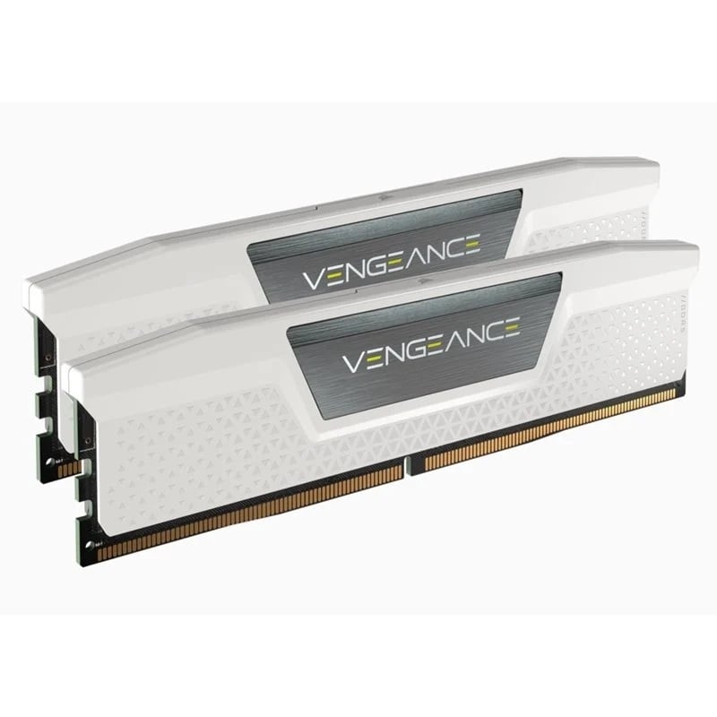 Corsair 64GB (2 x 32GB) Vengeance, DDR5 6000MHz, CL30, 1.40V, valkoinen/harmaa