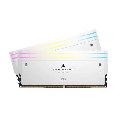 Corsair 96GB (2 x 48GB) Dominator Titanium, DDR5 6000MHz, CL30, 1.40V, valkoinen