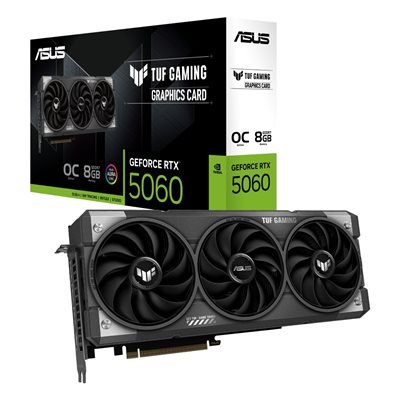 Asus GeForce RTX 5060 TUF - OC Edition -näytönohjain, 8GB GDDR7