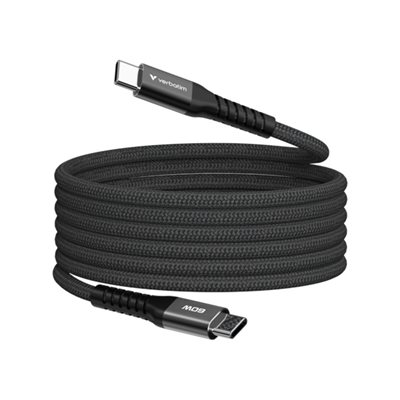 Verbatim 2.0 USB-C -kaapeli, magneettinen, PD3.0 60W, 1,2m, musta