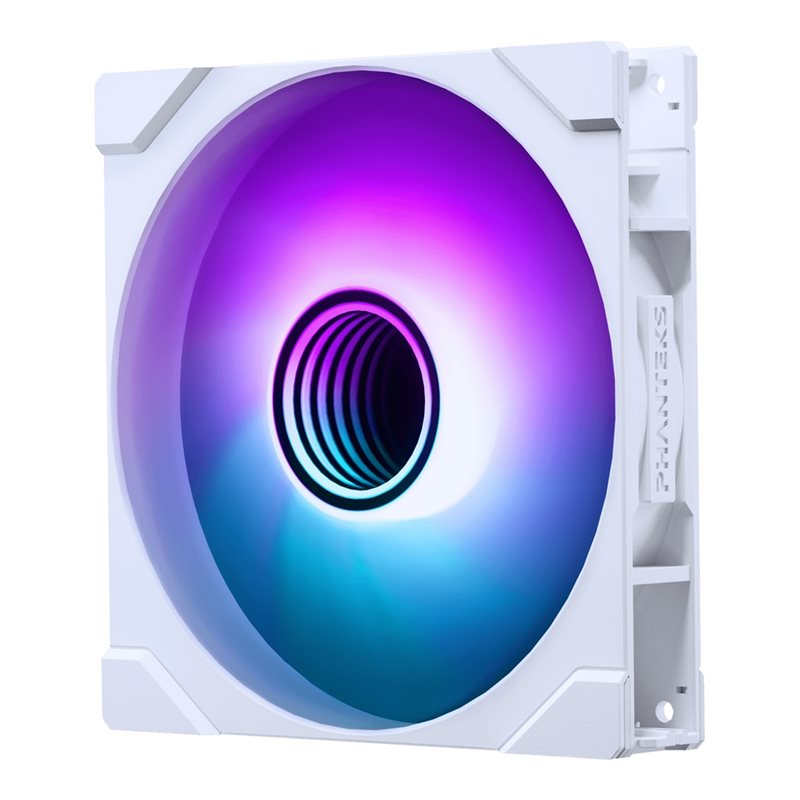 Phanteks (Outlet) M25-140 Gen2 Regular D-RGB - Single Pack, 140mm PWM-laitetuuletin, valkoinen