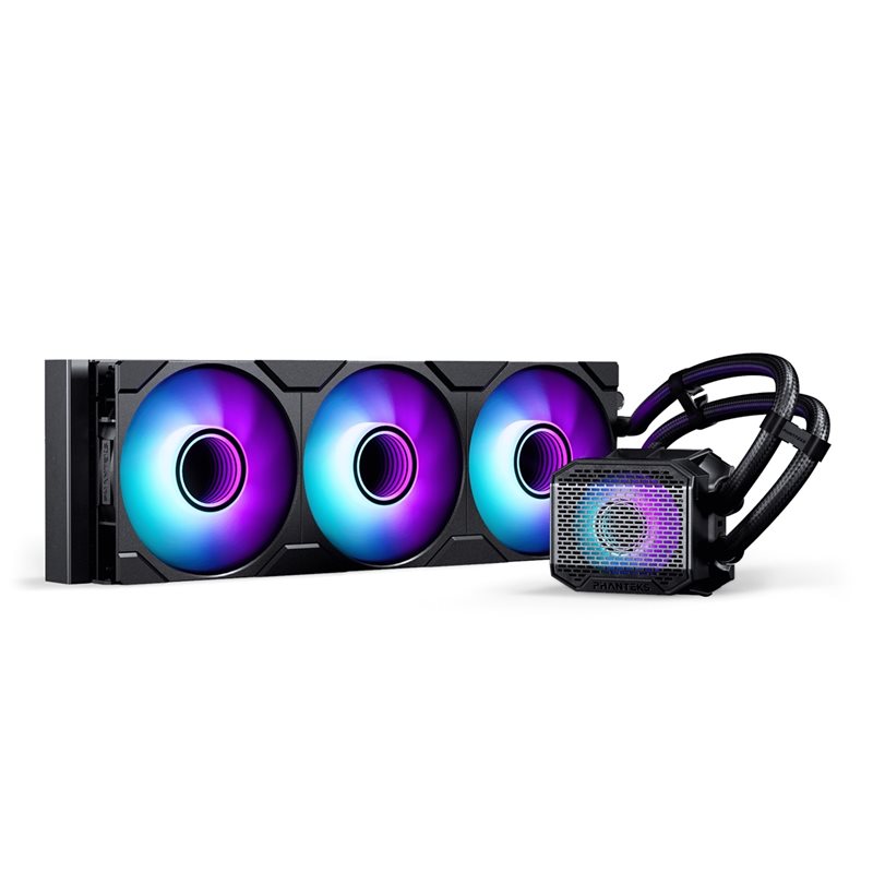 Phanteks (Outlet) Glacier One 360 M25 Gen2, 360mm AIO-nestejäähdytysratkaisu prosessorille, musta