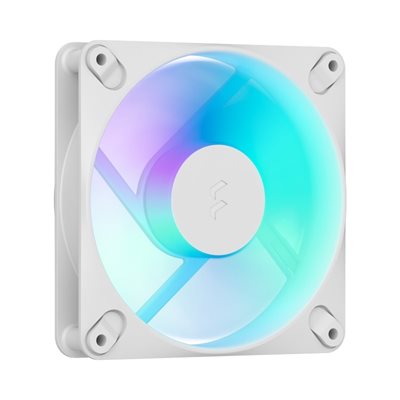 Fractal Design Dynamic 3 Reverse RGB, 120mm PWM-laitetuuletin, valkoinen