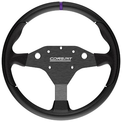 Conspit RX320 -ohjauspyörä – pyöreä 320 mm, musta