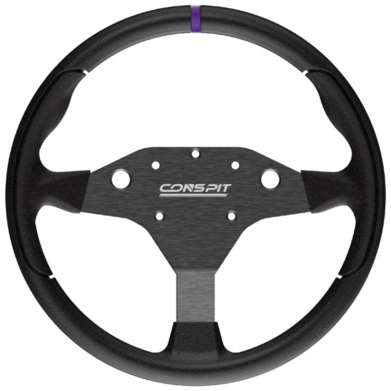 Conspit RX320 -ohjauspyörä – pyöreä 320 mm, musta
