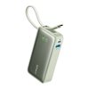 Anker 10000 mAh 545 Nano Power Bank, varavirtalähde, 2x USB-C, USB-A, vihreä