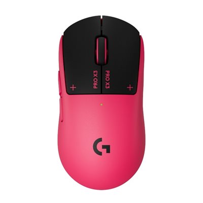 Logitech PRO X3 SUPERSTRIKE, langaton LIGHTSPEED-pelihiiri, 48 000 DPI, Pink Eclipse