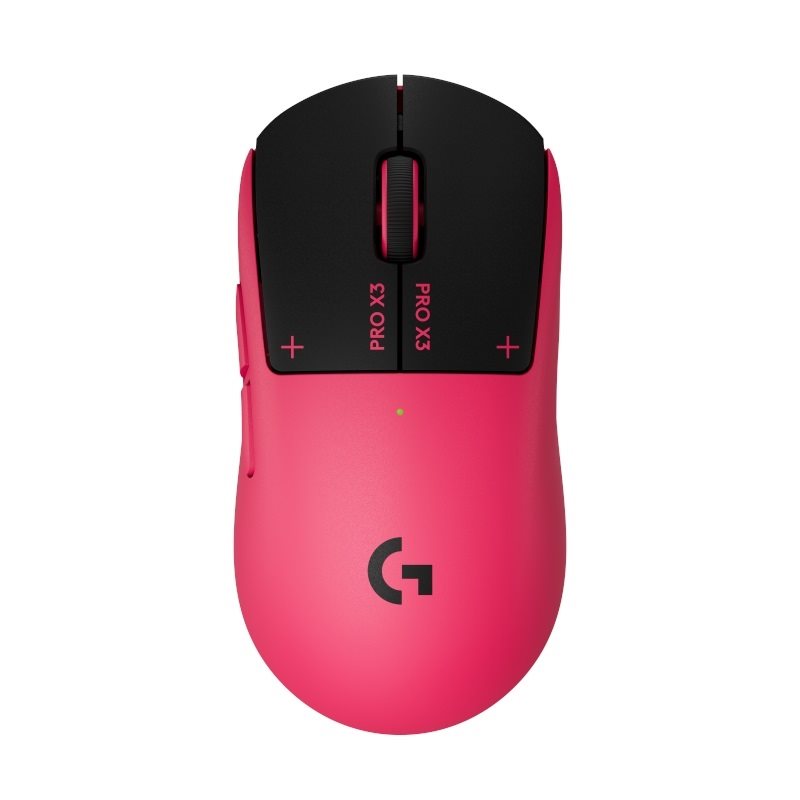 Logitech PRO X3 SUPERSTRIKE, langaton LIGHTSPEED-pelihiiri, 48 000 DPI, Pink Eclipse