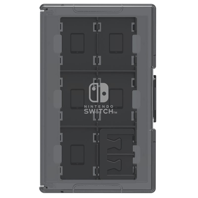 Hori Game Card Case -suojakotelo 24:lle Nintendo Switch -pelille, musta