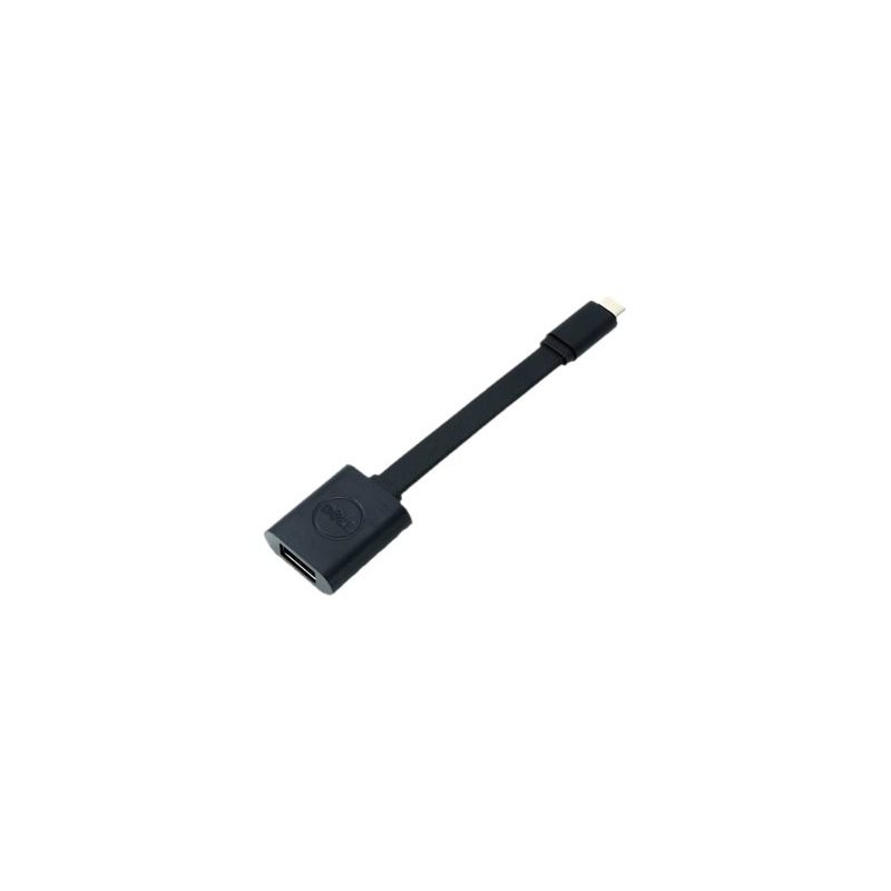 Dell USB-C -> USB-A -adapteri, uros -> naaras, 13,2 cm, musta