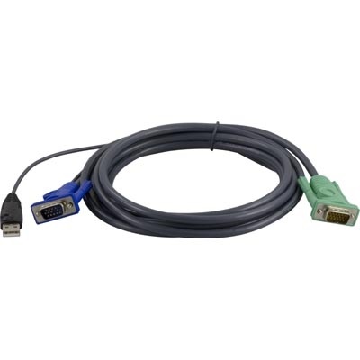 Aten KVM-kaapeli, SPHD15 u > HD15 u & USB A-tyyppi u, 3m