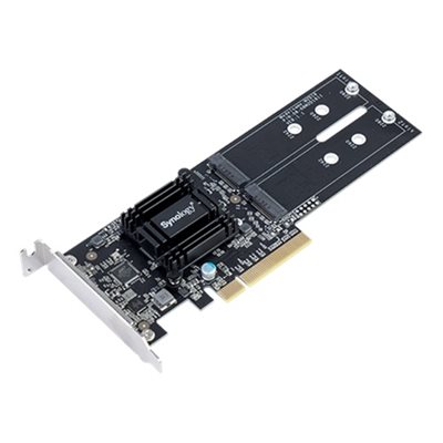 Synology M2D18, 2-paikkainen M.2 SSD-sovitinkortti, PCIe 2.0 x8