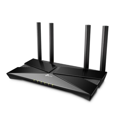 TP-Link Archer AX20, Dual-Band Wi-Fi 6 -reititin, AX1800, musta