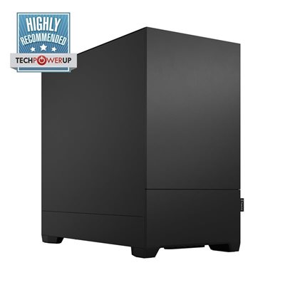 Fractal Design Pop Mini Silent Black - Solid, mATX-kotelo, musta
