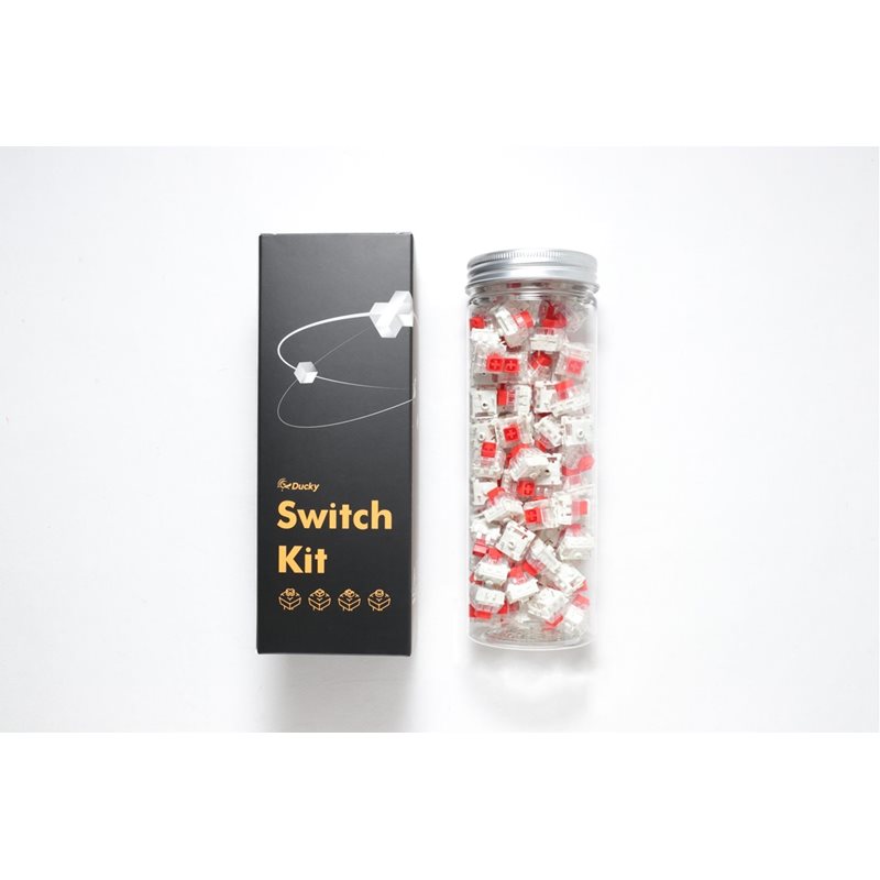 Ducky Switch Kit - Kailh Box Red -kytkinsarja, 110 kpl