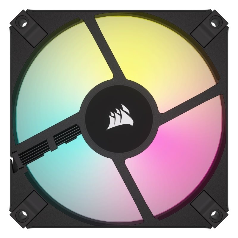 Corsair iCUE AF120 RGB SLIM, 120mm PWM-laitetuuletin, musta - Kuva 2