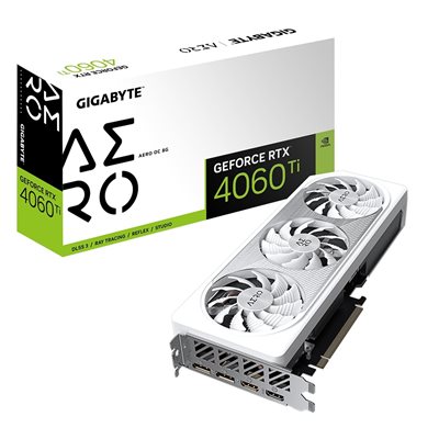 Gigabyte GeForce RTX 4060 Ti AERO OC -näytönohjain, 8GB GDDR6